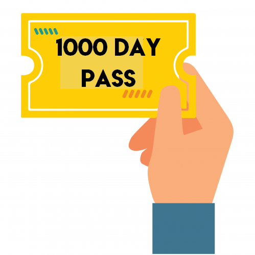 1000 passes